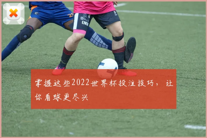 掌握这些2022世界杯投注技巧，让你看球更尽兴